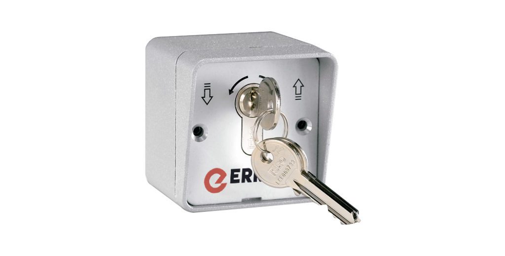 Selector de llave Erreka de aluminio antivandálico